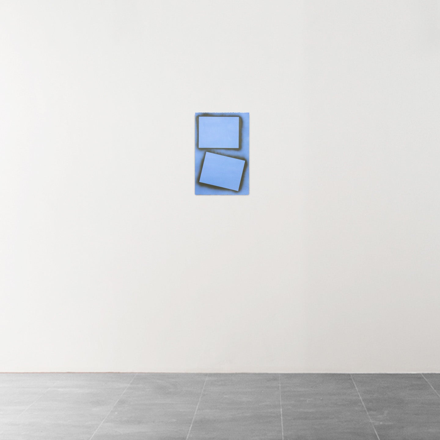 Serie Equilibrio / Rectángulo: celeste