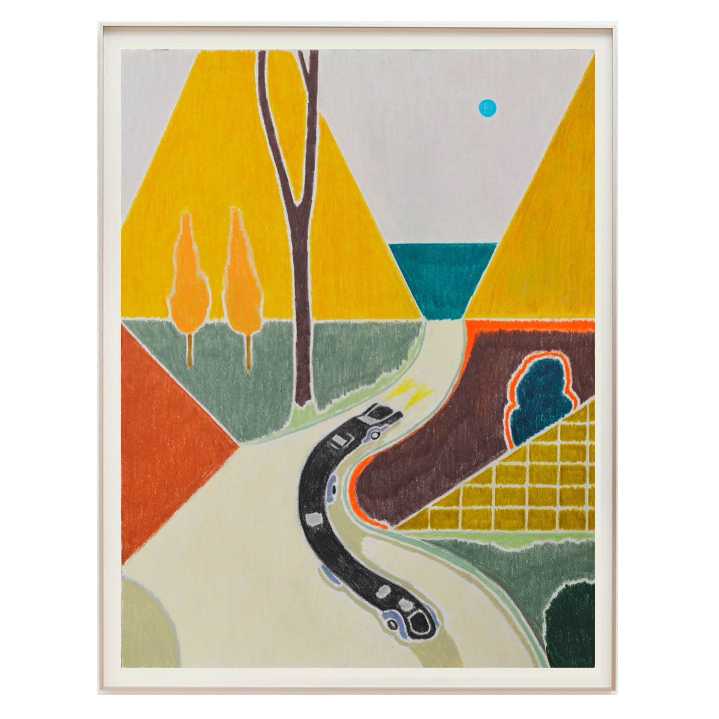 Road to the pyramids