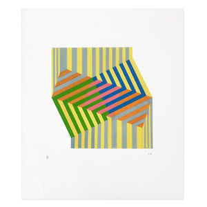 Cornelia Vargas / Superposición de 3 y 2 cuadrados