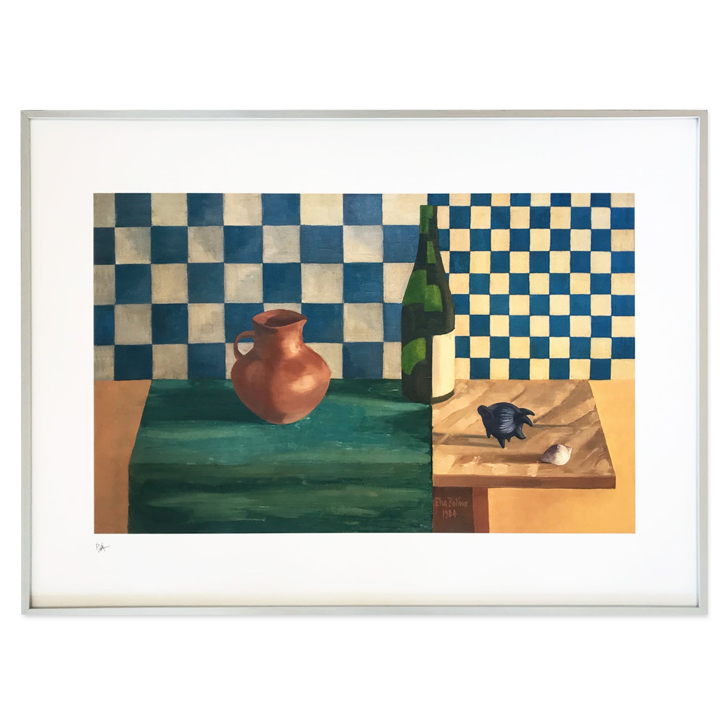 Elsa Bolívar / Objects with a chessboard